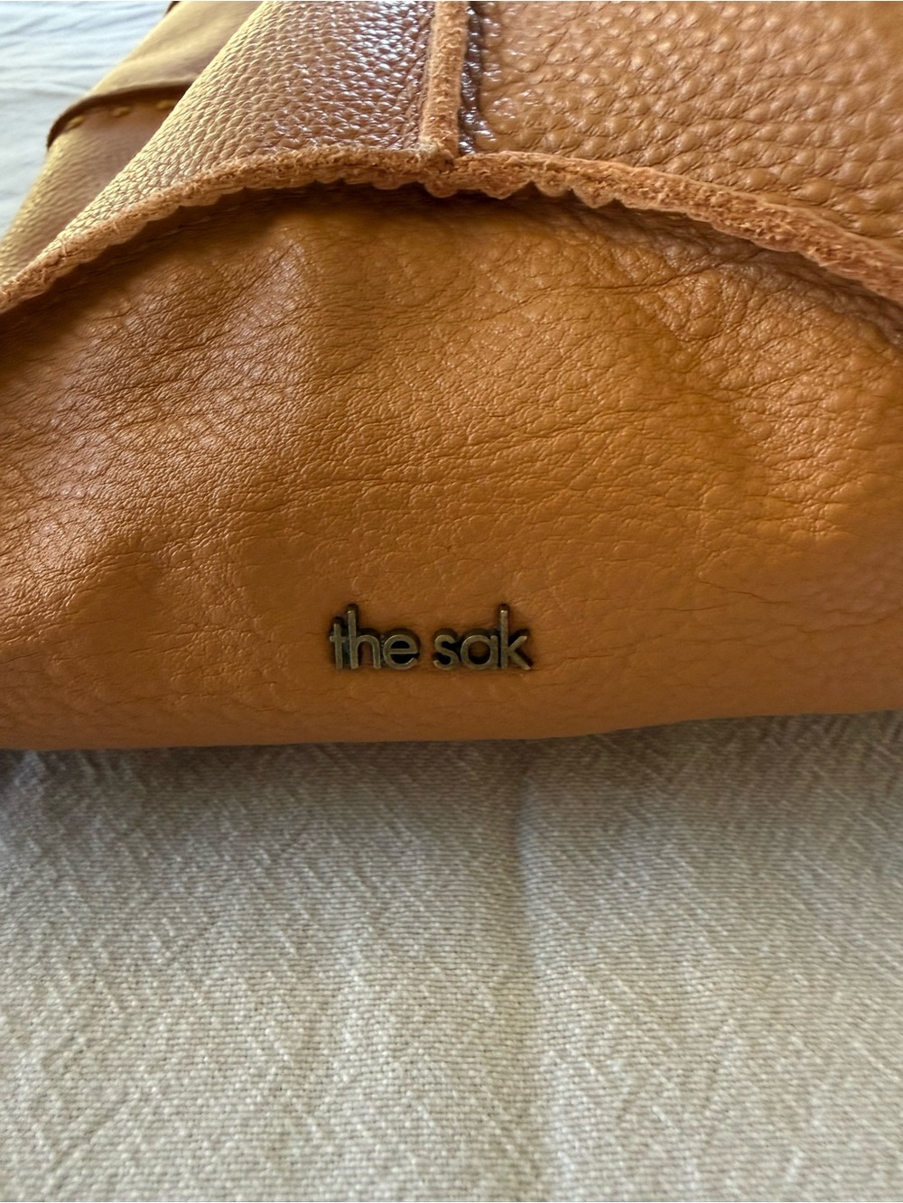 The Sak Caramel Patchwork Leather Shoulder Tote - Picture 4 of 4